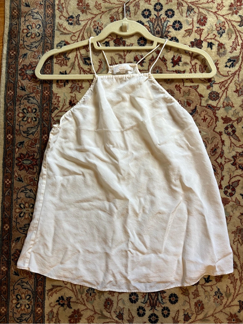 Wilfred Cream 100% Silk Blouse